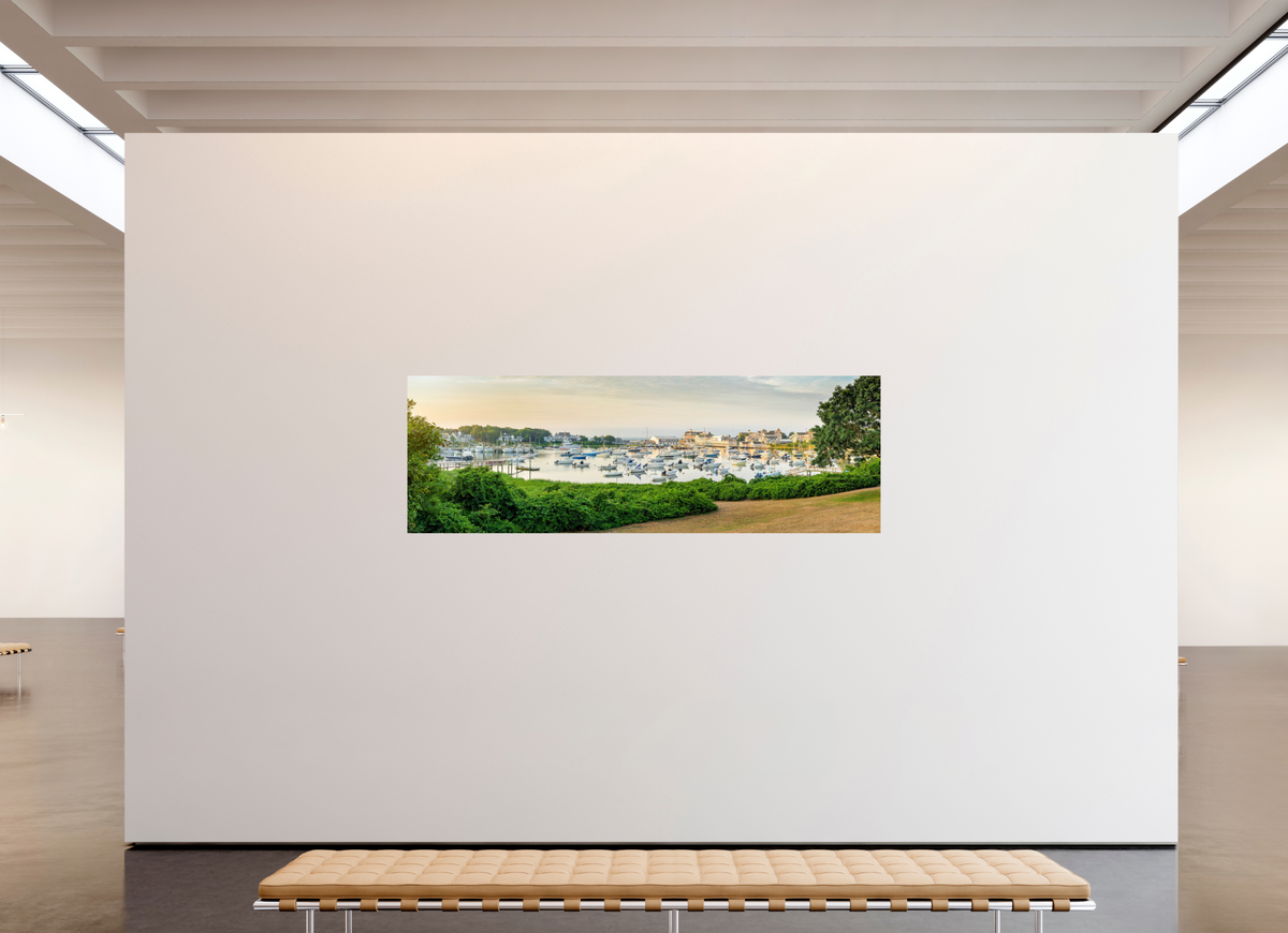 93 x 31″, Photo Print On Fuji Crystal DP II Wychmere Harbor at Dawn