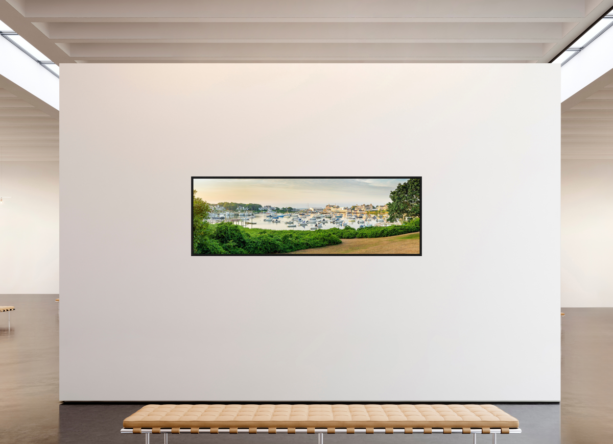 93 x 31″, Floater Frame Wychmere Harbor at Dawn