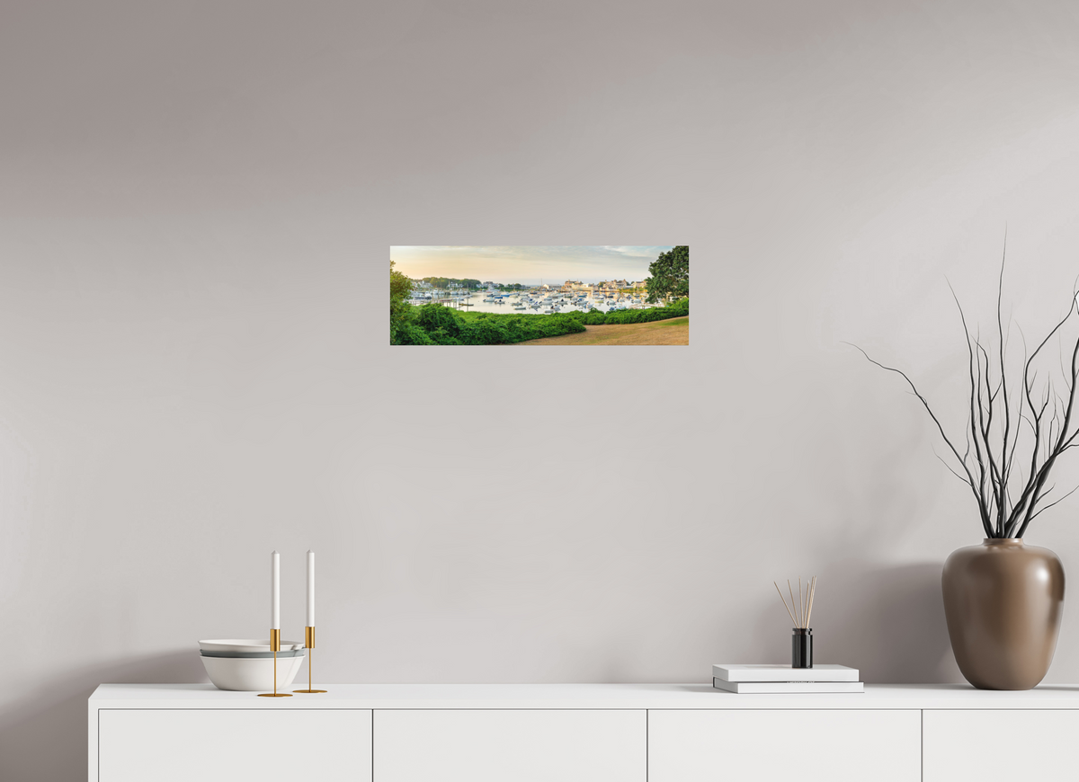 24 x 8″, Metal | Matte Finish Wychmere Harbor at Dawn