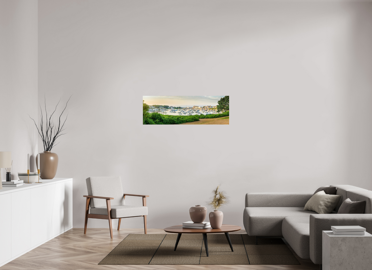 48 x 16″, Photo Print Under Acrylic Glass Wychmere Harbor at Dawn